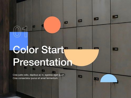 Color Start Keynote Template, Diapositive 2, 05358, Modèles de présentations — PoweredTemplate.com