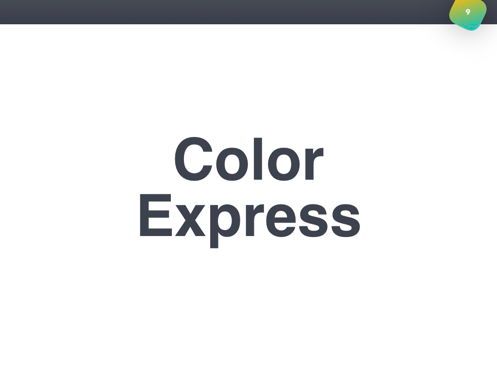 Color Express Keynote Template, スライド 10, 05359, プレゼンテーションテンプレート — PoweredTemplate.com