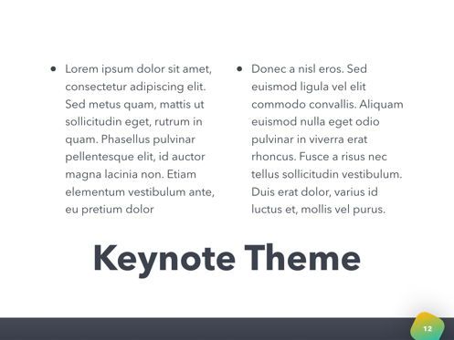 Color Express Keynote Template, Diapositiva 13, 05359, Plantillas de presentación — PoweredTemplate.com