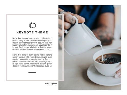 Coffee Bean Keynote Presentation Template, Slide 21, 05386, Modelli Presentazione — PoweredTemplate.com