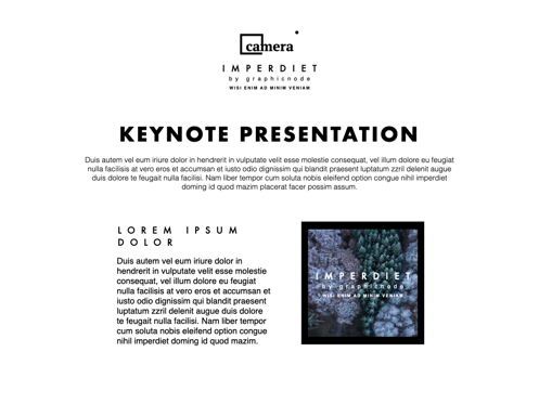 Focal Keynote Presentation Template, Diapositive 11, 05391, Modèles de présentations — PoweredTemplate.com