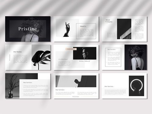 PRISTINE - PowerPoint Template, Diapositive 2, 05394, Modèles de présentations — PoweredTemplate.com