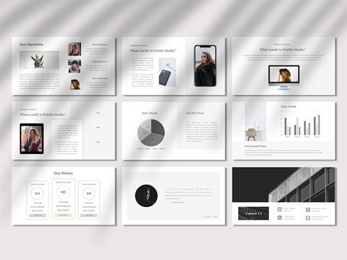 PRISTINE - PowerPoint Template, Diapositive 4, 05394, Modèles de présentations — PoweredTemplate.com