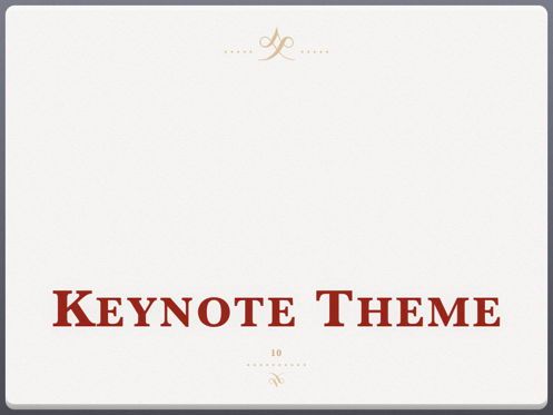 Bon Ton Keynote Template, Diapositiva 11, 05397, Plantillas de presentación — PoweredTemplate.com