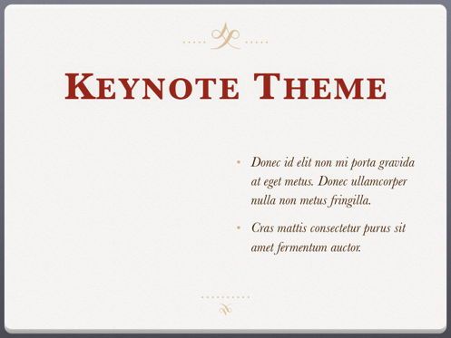 Bon Ton Keynote Template, Slide 33, 05397, Presentation Templates — PoweredTemplate.com