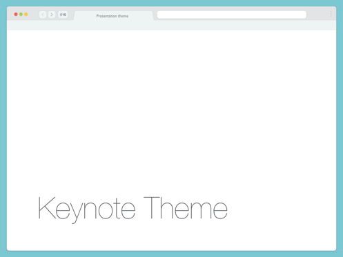 Cloudless Sky Keynote Template, Slide 11, 05401, Presentation Templates — PoweredTemplate.com