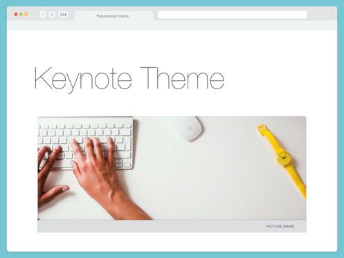 Cloudless Sky Keynote Template, Slide 15, 05401, Presentation Templates — PoweredTemplate.com