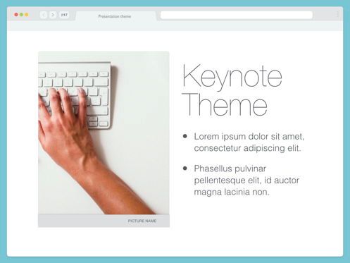 Cloudless Sky Keynote Template, Slide 18, 05401, Presentation Templates — PoweredTemplate.com