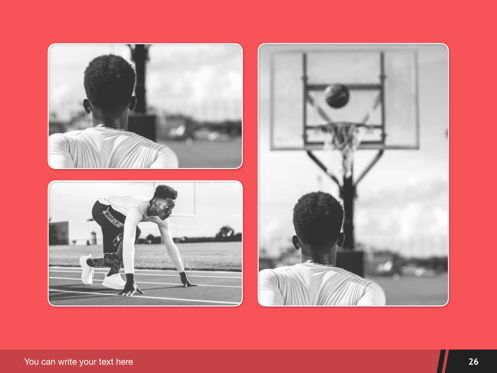 Basketball PowerPoint Template, Deslizar 27, 05402, Modelos de Apresentação — PoweredTemplate.com