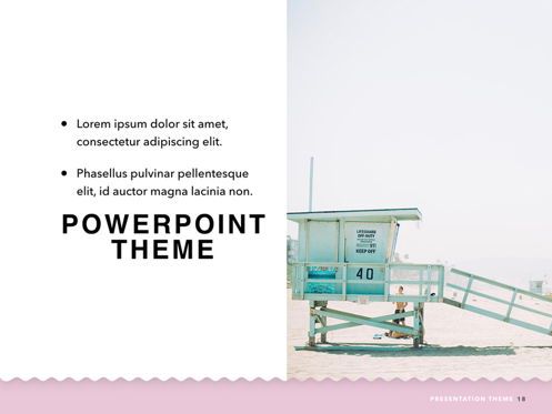 Coastal PowerPoint Template, Diapositive 19, 05403, Modèles de présentations — PoweredTemplate.com