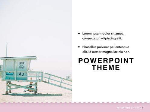 Coastal PowerPoint Template, Slide 20, 05403, Presentation Templates — PoweredTemplate.com