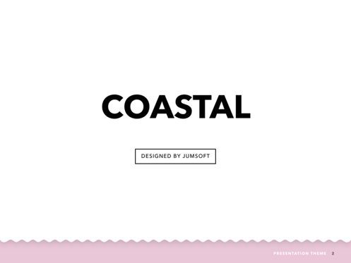 Coastal PowerPoint Template, Diapositive 3, 05403, Modèles de présentations — PoweredTemplate.com