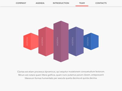 Coral Office PowerPoint Template, 幻灯片 14, 05405, 演示模板 — PoweredTemplate.com