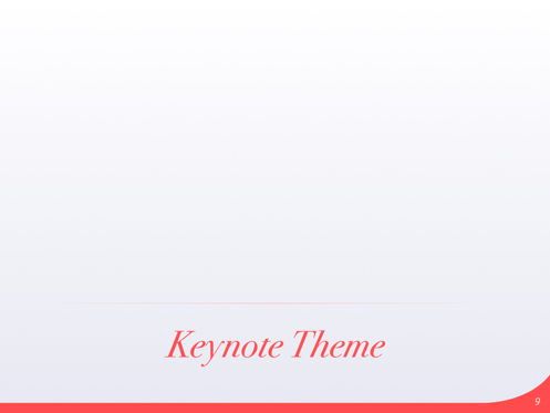 Coral Dove Keynote Theme, Slide 10, 05406, Modelli Presentazione — PoweredTemplate.com