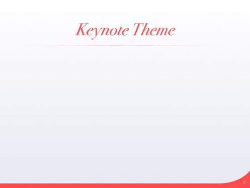 Coral Dove Keynote Theme, Slide 8, 05406, Modelli Presentazione — PoweredTemplate.com