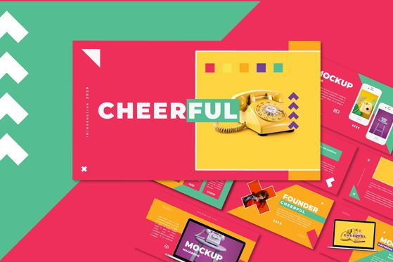 Cheerful - Keynote Template, Apple基調講演テンプレート, 05428, プレゼンテーションテンプレート — PoweredTemplate.com