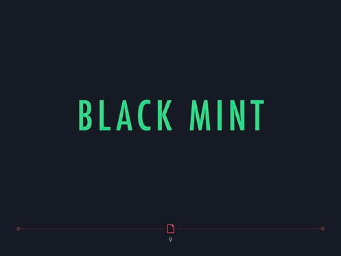 Black Mint PowerPoint Template, Diapositive 10, 05433, Modèles de présentations — PoweredTemplate.com