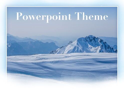 Blizzard PowerPoint Template, Diapositive 15, 05448, Modèles de présentations — PoweredTemplate.com