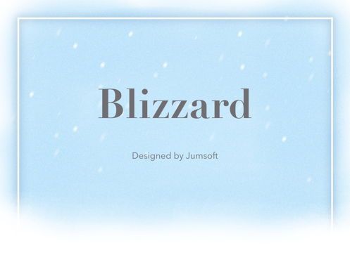 Blizzard PowerPoint Template, スライド 3, 05448, プレゼンテーションテンプレート — PoweredTemplate.com
