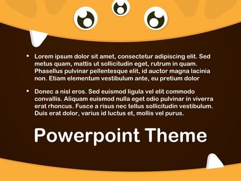 Critter PowerPoint Template, Slide 12, 05450, Presentation Templates — PoweredTemplate.com