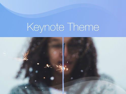 Blue Wave Keynote Template, Slide 16, 05451, Presentation Templates — PoweredTemplate.com