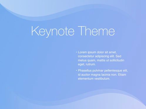 Blue Wave Keynote Template, Slide 33, 05451, Presentation Templates — PoweredTemplate.com