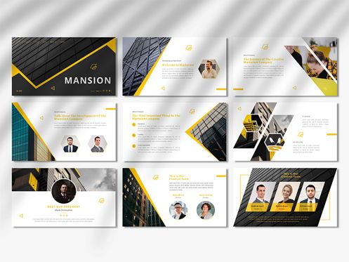 MANSION - Creative Business PowerPoint Template, スライド 2, 05455, プレゼンテーションテンプレート — PoweredTemplate.com