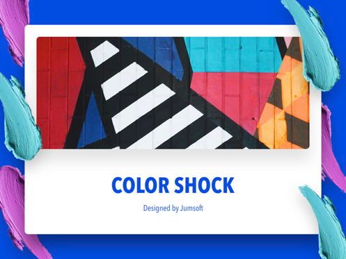 Color Shock PowerPoint Template, Slide 13, 05460, Presentation Templates — PoweredTemplate.com