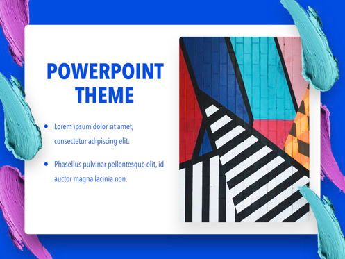 Color Shock PowerPoint Template, 幻灯片 17, 05460, 演示模板 — PoweredTemplate.com