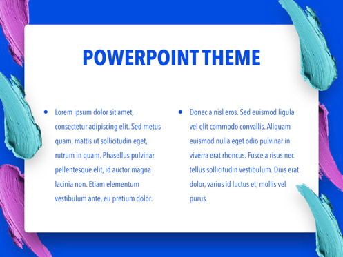 Color Shock PowerPoint Template, Diapositive 4, 05460, Modèles de présentations — PoweredTemplate.com