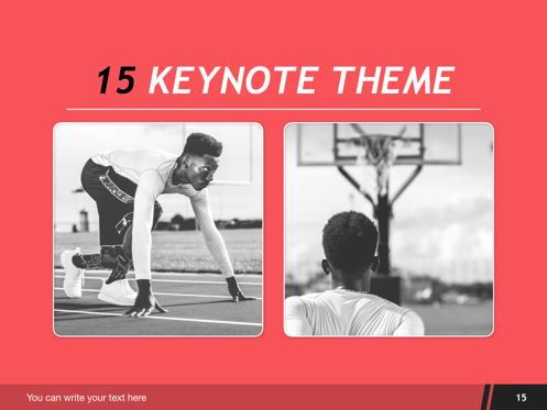 Basketball Keynote Template, Slide 16, 05461, Presentation Templates — PoweredTemplate.com