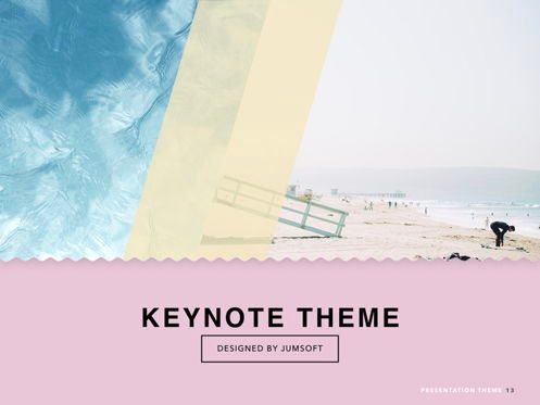 Coastal Keynote Template, Diapositive 14, 05463, Modèles de présentations — PoweredTemplate.com