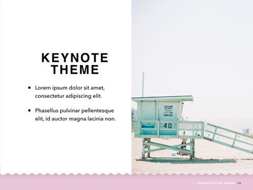 Coastal Keynote Template, Diapositive 17, 05463, Modèles de présentations — PoweredTemplate.com