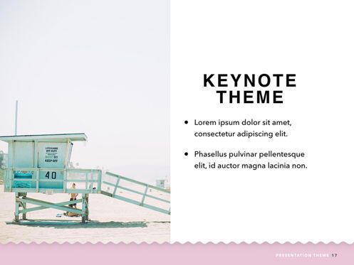 Coastal Keynote Template, Diapositive 18, 05463, Modèles de présentations — PoweredTemplate.com
