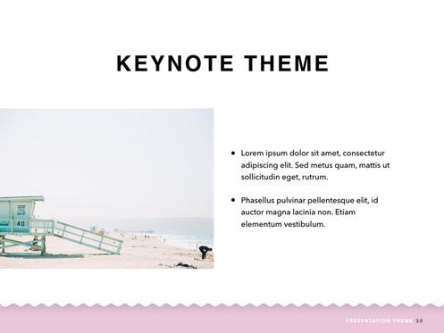 Coastal Keynote Template, Diapositive 31, 05463, Modèles de présentations — PoweredTemplate.com