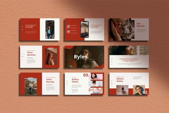 Ryles - PowerPoint Template, Diapositive 2, 05473, Modèles de présentations — PoweredTemplate.com