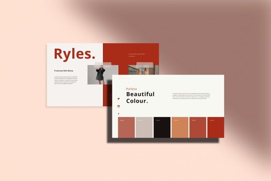 Ryles - PowerPoint Template, Diapositiva 3, 05473, Plantillas de presentación — PoweredTemplate.com