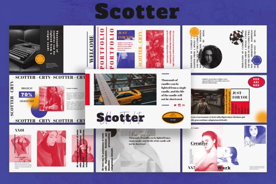 Scotter - PowerPoint Tamplate, Diapositive 2, 05478, Modèles de présentations — PoweredTemplate.com
