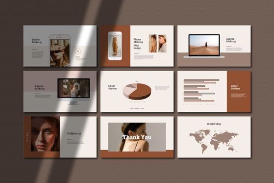 Trendhop - PowerPoint Template, Diapositive 7, 05484, Modèles de présentations — PoweredTemplate.com