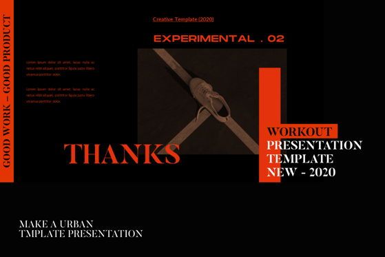 Workout - PowerPoint Template, Diapositive 10, 05491, Modèles de présentations — PoweredTemplate.com
