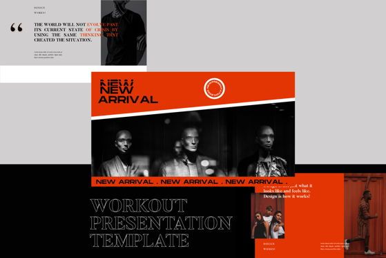 Workout - PowerPoint Template, 幻灯片 6, 05491, 演示模板 — PoweredTemplate.com