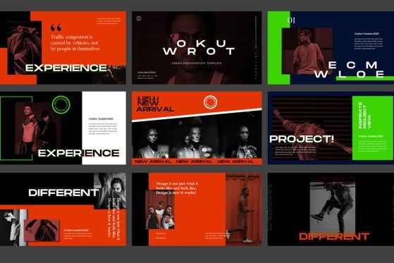 Workout - PowerPoint Template, Diapositive 7, 05491, Modèles de présentations — PoweredTemplate.com