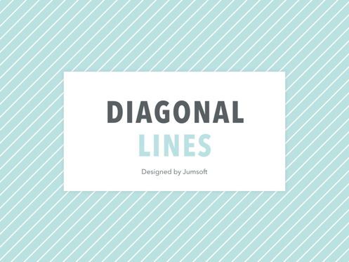 Diagonal Lines Keynote Template, Slide 2, 05502, Presentation Templates — PoweredTemplate.com