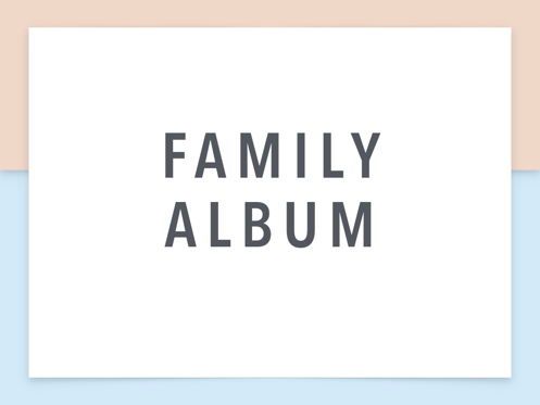 Family Album Keynote Template, Slide 10, 05509, Templat Presentasi — PoweredTemplate.com