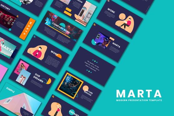 Marta - Google Slide, 幻灯片 10, 05523, 演示模板 — PoweredTemplate.com