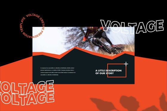 Voltage - Google Slide, Slide 2, 05546, Templat Presentasi — PoweredTemplate.com