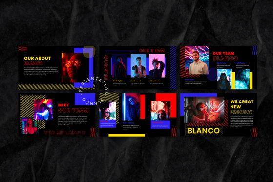 Blanco - Google Slide, スライド 7, 05553, プレゼンテーションテンプレート — PoweredTemplate.com