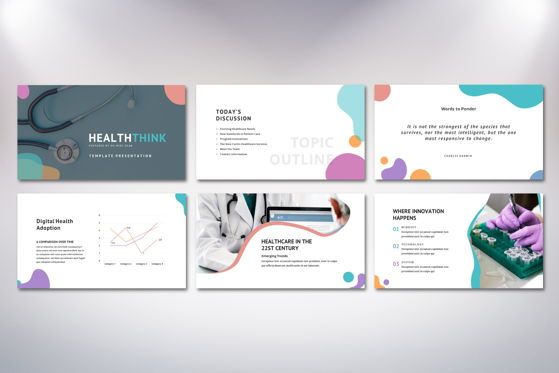 Healthink - Google Slide, Diapositive 2, 05556, Modèles de présentations — PoweredTemplate.com
