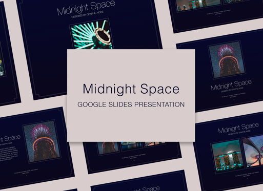Midnight Space Google Slides Presentation Template, Googleスライドのテーマ, 05567, プレゼンテーションテンプレート — PoweredTemplate.com