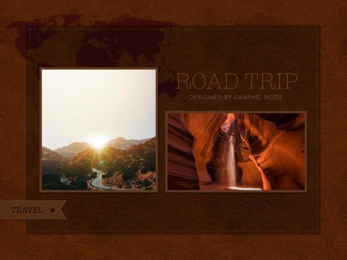 Road Trip Google Slides Presentation Template, 幻灯片 3, 05571, 演示模板 — PoweredTemplate.com